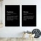 Minimalist Inspirational Text Canvas Poster 1