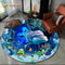3D Underwater Dolphin Round Area Rug Ocean Illusion NonSlip Carpet For Living Room Bedroom Decor 18