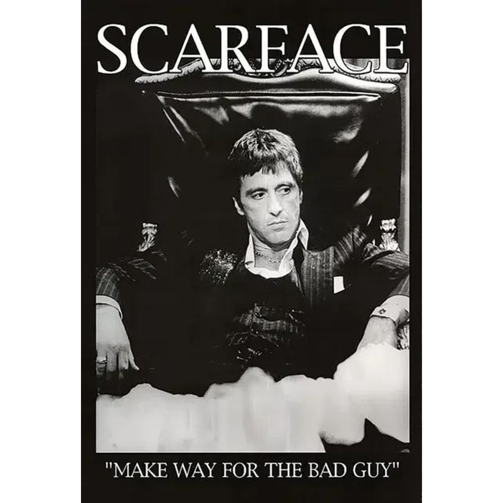 Scarface Al Pacino Canvas Poster Gangster Movie Wall Art Print Home Decor 11