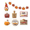 Rustic Farmhouse Wooden Tiered Tray Decor Set Autumn Pumpkin Spice Maple Leaf Centerpiece Accents 3