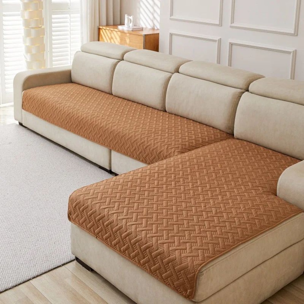 PetGuard Waterproof Sofa Cover ScratchProof Washable Couch Protector With Embroidered Design 10
