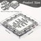 Elegant Acrylic Ramadan Mubarak Decor Islamic Eid Desktop Sign With Inspirational Message 4