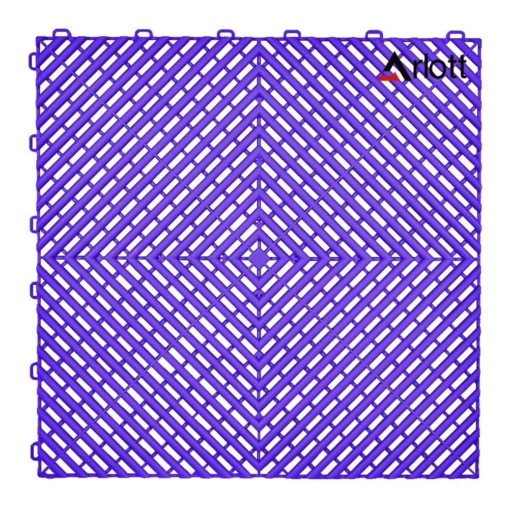 HeavyDuty Interlocking Garage Floor Tiles AntiSlip Drainage Modular Car Wash Mat System 11