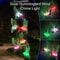 Solar Hummingbird LED Wind Chimes ColorChanging Waterproof Garden Hanging Lights 4