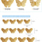 3D Mirror Butterfly Wall Stickers Hollow Gold Silver Blue DIY Room Decor 5