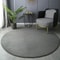 Plush Coral Velvet Round Rug Soft Modern Living Room Kids Play Area Carpet 2