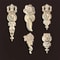 Vintage Rose Wood Carving Appliques Decorative Onlays For Furniture Antique Home Decor 1