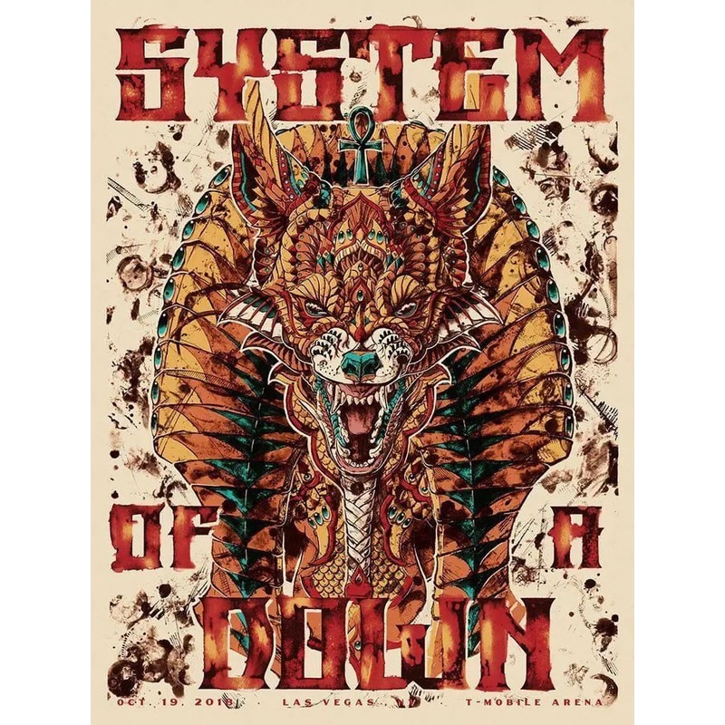 System Of A Down Band Poster Canvas Heavy Metal Music Wall Art For Bedroom Living Room Home Decor 9