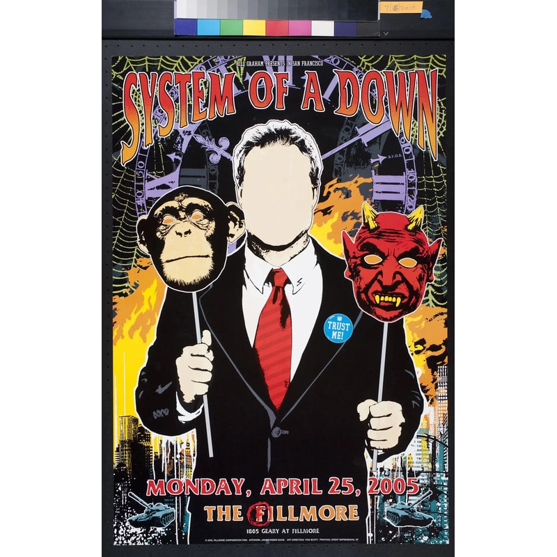 System Of A Down Band Poster Canvas Heavy Metal Music Wall Art For Bedroom Living Room Home Decor 19