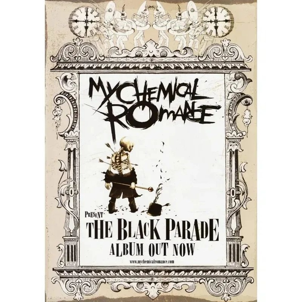 My Chemical Romance Band Poster Canvas MCR Singer Rock Music Wall Art For Bedroom Living Room Dec 8