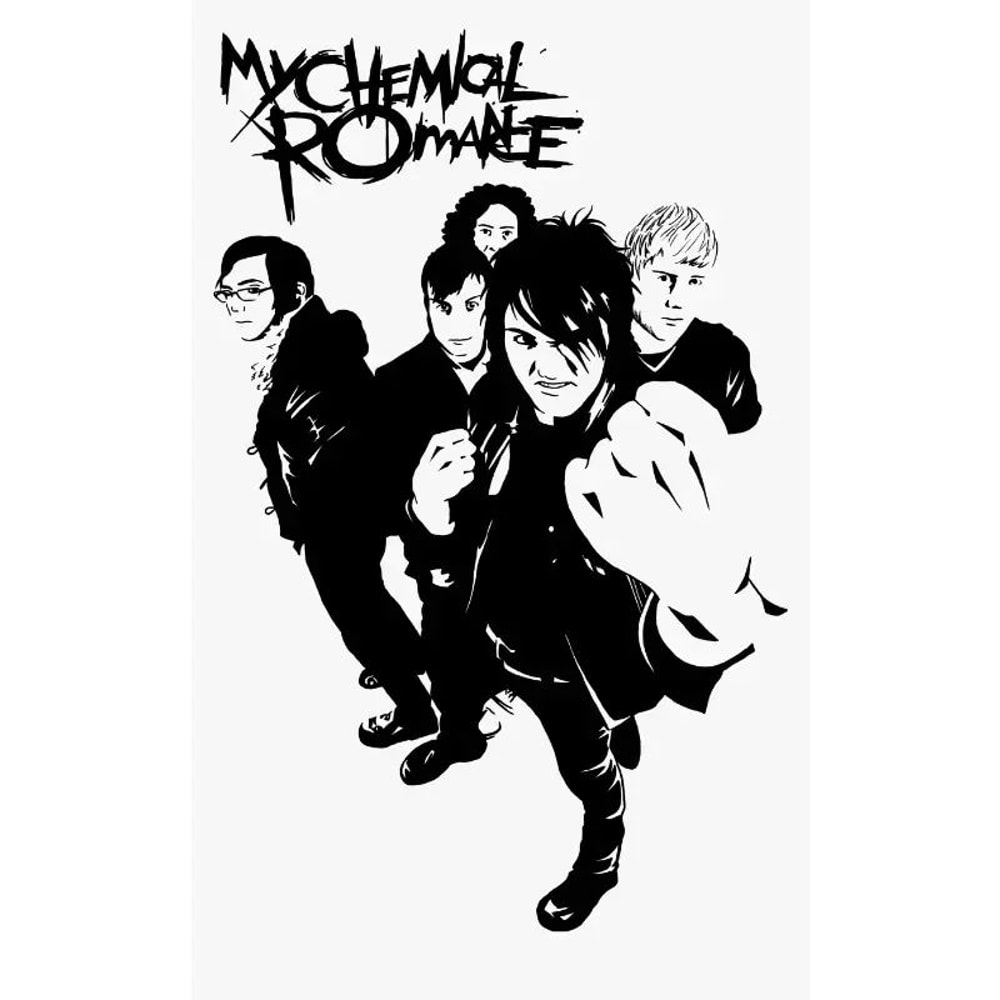 My Chemical Romance Band Poster Canvas MCR Singer Rock Music Wall Art For Bedroom Living Room Dec 21