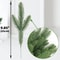 Artificial Pine Branches 2pcs Christmas Greenery Stems For Garland Wreath Holiday Decor 6