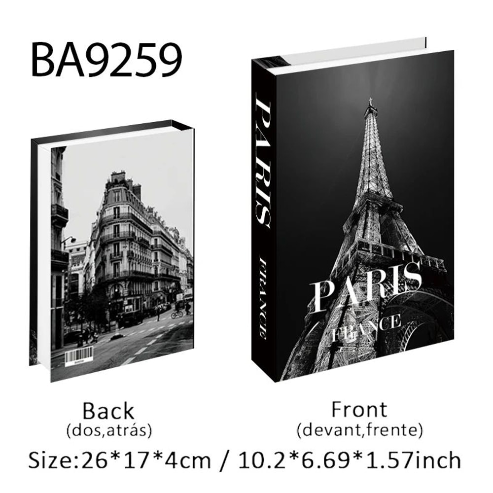 Luxury Fashion Decorative Book Box Matisse Style Fake Books Storage For Coffee Table Home Decor 6