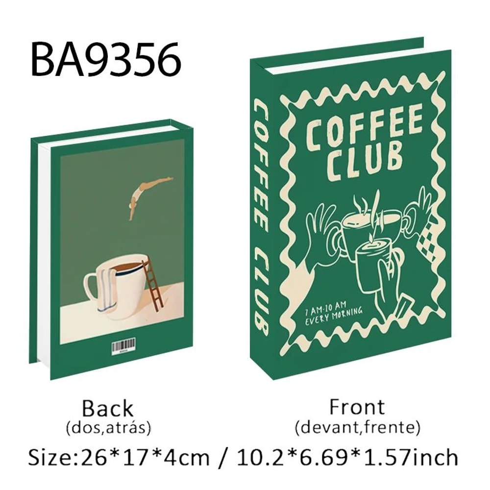 Luxury Fashion Decorative Book Box Matisse Style Fake Books Storage For Coffee Table Home Decor 15