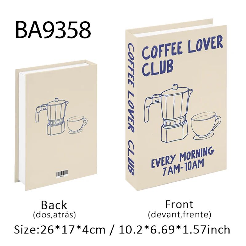 Luxury Fashion Decorative Book Box Matisse Style Fake Books Storage For Coffee Table Home Decor 16