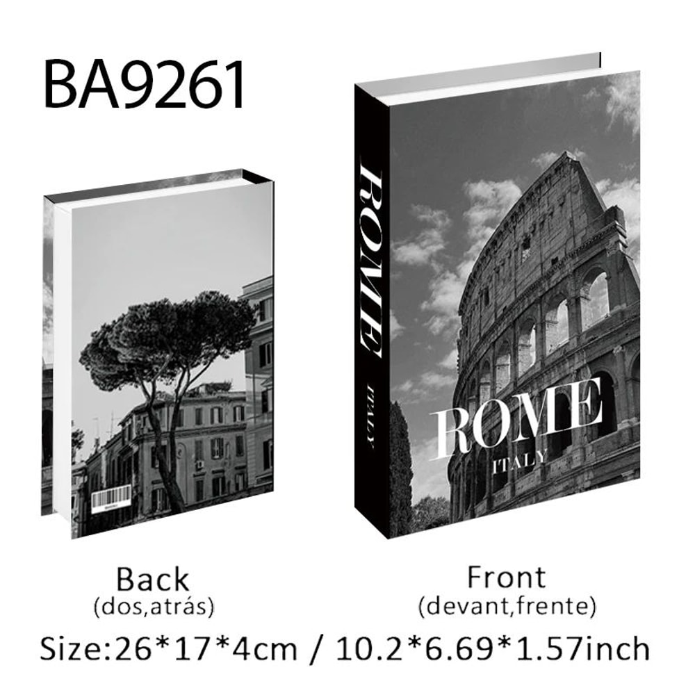 Luxury Fashion Decorative Book Box Matisse Style Fake Books Storage For Coffee Table Home Decor 7