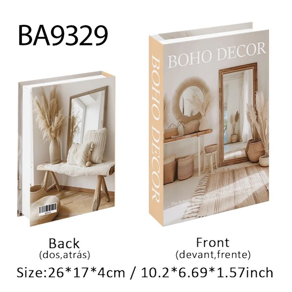 Luxury Fashion Decorative Book Box Matisse Style Fake Books Storage For Coffee Table Home Decor 14