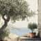 Retro Olive Tree Lemon Canvas Poster Elegant Botanical Vase Wall Art For Living Room Bedroom Dec 7