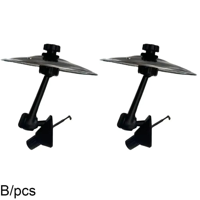 Mini Drum Car Vent Clip Funny Drumming Dashboard Toy With Cymbals Automotive Interior Decor 9