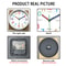 8Inch Silent Quartz Wall Clock Simple Modern Home Decor Clock For Living Room Bedroom Kitchen 4