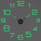 Modern 3D DIY Wall Clock Large Acrylic Mirror Sticker Quartz Clock For Living Room Home Decor 8