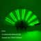 LED Neon Light Folding Fan Glowing Rave Hand Fan For Party Festival Performance Decor 15