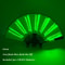 LED Neon Light Folding Fan Glowing Rave Hand Fan For Party Festival Performance Decor 15