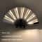 LED Neon Light Folding Fan Glowing Rave Hand Fan For Party Festival Performance Decor 19