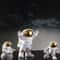 4pcs Astronaut Figurine Set Space Spaceman Mini Statues For Kids Desk Home Decor 2