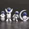 4pcs Astronaut Figurine Set Space Spaceman Mini Statues For Kids Desk Home Decor 0