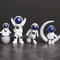 4pcs Astronaut Figurine Set Space Spaceman Mini Statues For Kids Desk Home Decor 0