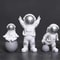 4pcs Astronaut Figurine Set Space Spaceman Mini Statues For Kids Desk Home Decor 14