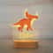 Personalized Animal LED Night Light Custom Name Acrylic Lamp For Kids Bedroom Baby Gift 29