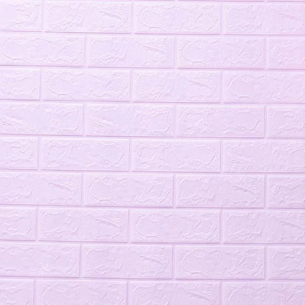 3D Imitation Brick Wall Stickers Waterproof SelfAdhesive Foam Panels 130pcs DIY Decor Set 16