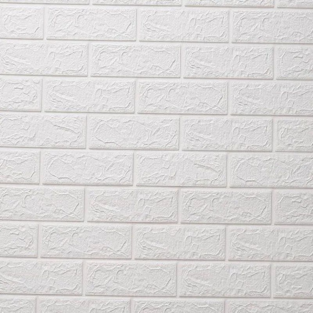 3D Imitation Brick Wall Stickers Waterproof SelfAdhesive Foam Panels 130pcs DIY Decor Set 28