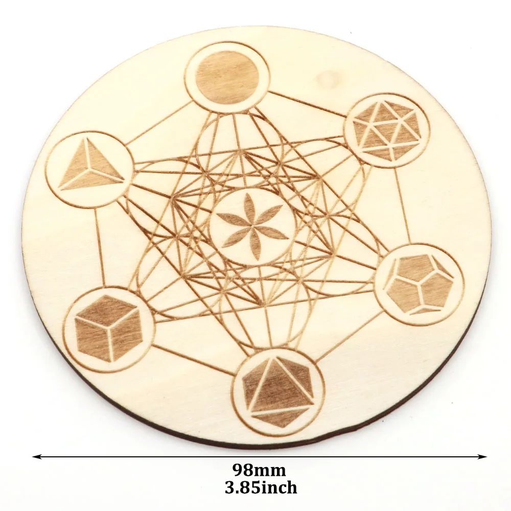 7Piece Platonic Solid Crystal Set Natural Sacred Geometry Stones For Reiki Chakra Healing Meditat 5