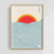 HokusaiInspired Mount Fuji Wave Canvas Japanese Sunrise Landscape Wall Art For Modern Home Decor 7