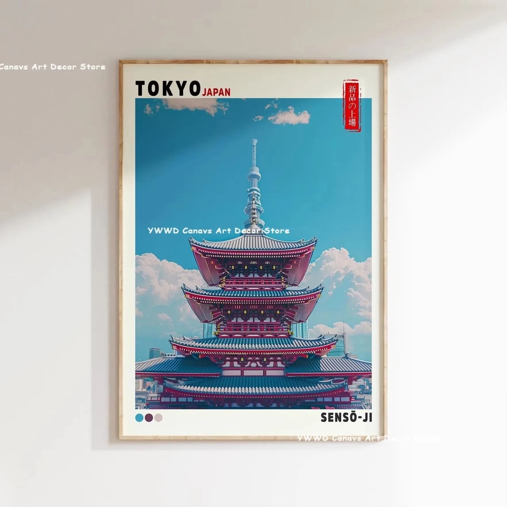 HokusaiInspired Mount Fuji Wave Canvas Japanese Sunrise Landscape Wall Art For Modern Home Decor 24