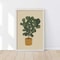 Green Botanical Leaves Canvas Wall Art Calming Nature Houseplant Print 9