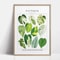 Green Botanical Leaves Canvas Wall Art Calming Nature Houseplant Print 11