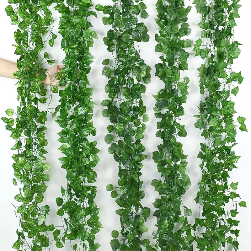 689 Ft Lush Artificial Ivy Vine Garland Realistic Hanging Green Leaf Creeper For Home Garden Even 3