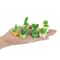 4Piece Mini Resin Succulent Cactus Set Realistic Bonsai Plant Decor For Desk Car Home Styling 4
