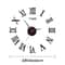 Large 3D DIY Wall Clock Sticker Silent Modern PunchFree Home Decor 12