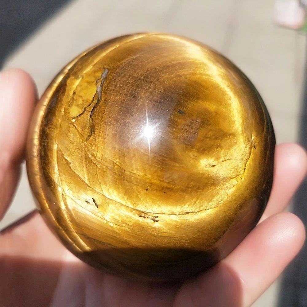 Natural Crystal Ball Sphere Polished Pink Healing Stone Reiki Decor Massage Sphere 7