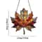 Acrylic Maple Leaf Sun Catcher For Window Autumn Thanksgiving Hanging Light Decor 6