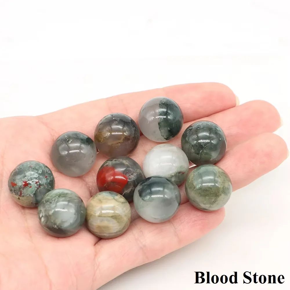 Natural Crystal Sphere Ball For Healing Decor 16mm Amethyst Rose Quartz Chakra Gem 13