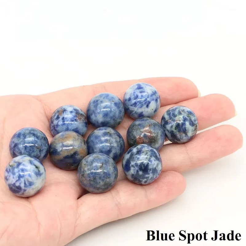 Natural Crystal Sphere Ball For Healing Decor 16mm Amethyst Rose Quartz Chakra Gem 10