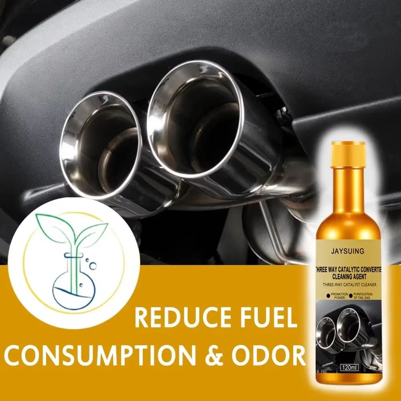 Catalytic Converter Cleaner Reduce Emissions Help Clear Check Engine Light Improve Performance Fu