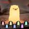 Cute Pear Silicone Night Light 7Color Touch Dimmable USB Rechargeable LED Lamp 6