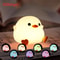 Cute Pear Silicone Night Light 7Color Touch Dimmable USB Rechargeable LED Lamp 9